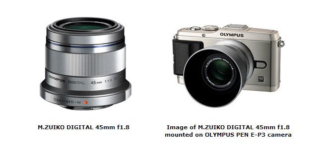 Olympus'dan yeni iki objektif: M.Zuiko Digital 12 mm f/2.0 ve 45 mm f/1.8