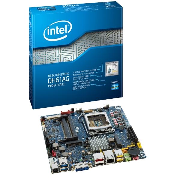 Intel'den Sandy Bridge tabanlı işlemciler için düşük profilli H61 anakart