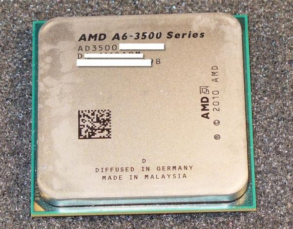 AMD'nin üç çekirdekli Fusion-A6 3500 işlemcisi test edildi