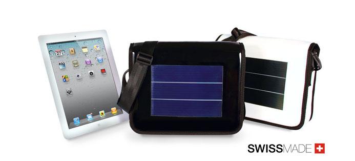 Taşınabilir cihazlar için Element5'dan solar panelli çanta