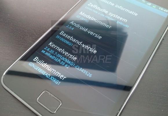 Samsung Galaxy S II için Android 2.3.4 güncellemesi sızdırıldı