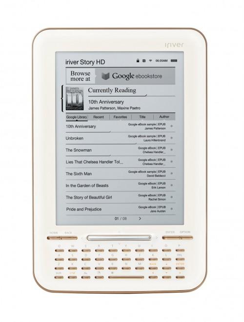 İlk Google eBooks entegreli e-okuyucu iRiver’dan