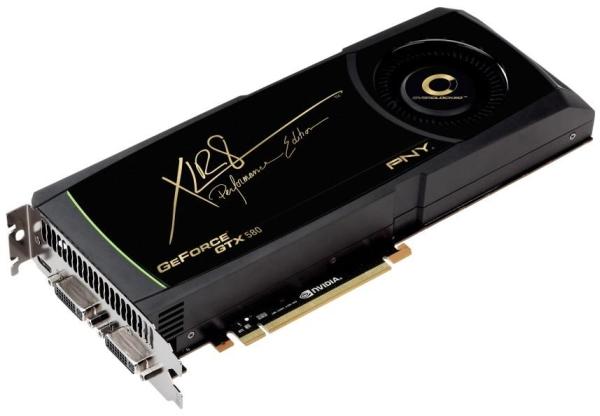 PNY fabrika çıkışı hız aşırtmalı GeForce GTX 580 XLR8 OC modelini duyurdu