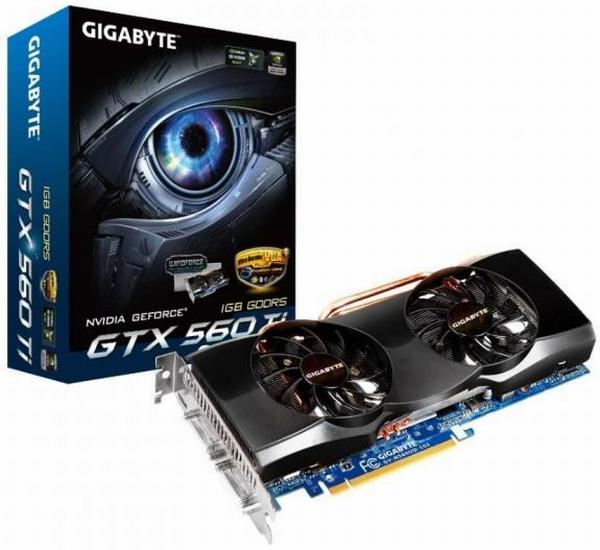 Gigabyte'dan GeForce GTX 560 Ti tabanlı iki yeni ekran kartı