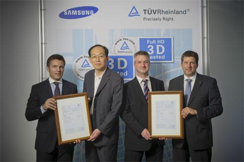 Samsung'un D8000 serisi 3D LCD TV'leri TÜV Rheinland'in sertifikasına layık görüldü