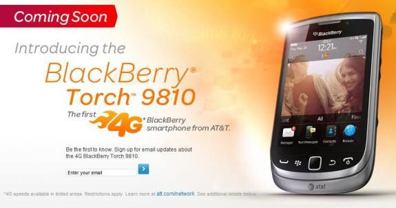BlackBerry Torch 9810 resmiyet kazandı