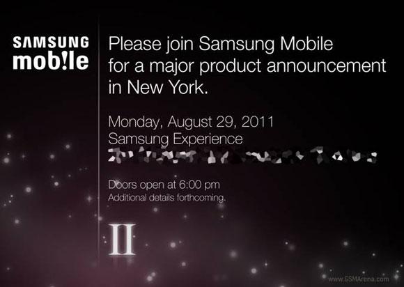 Samsung, 29 Ağustos Pazartesi günü New York'da tanıtım etkinliği düzenleyecek