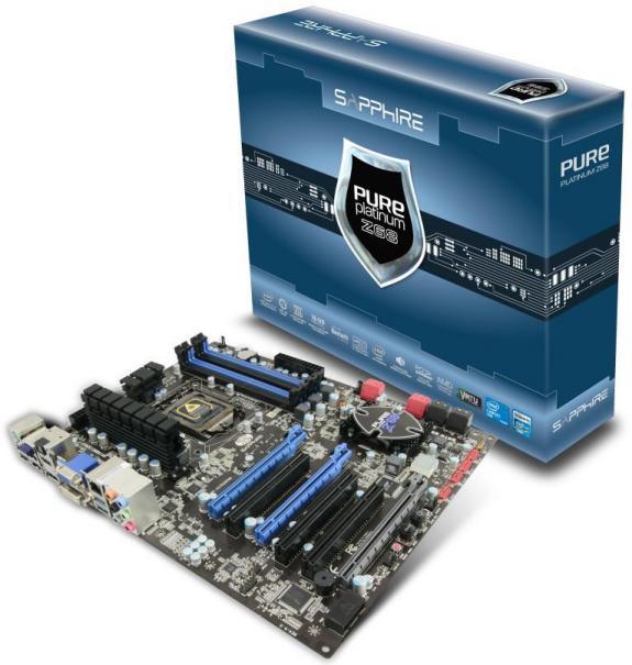 Sapphire'den Intel işlemciler için yeni anakart; Pure Platinum Z68