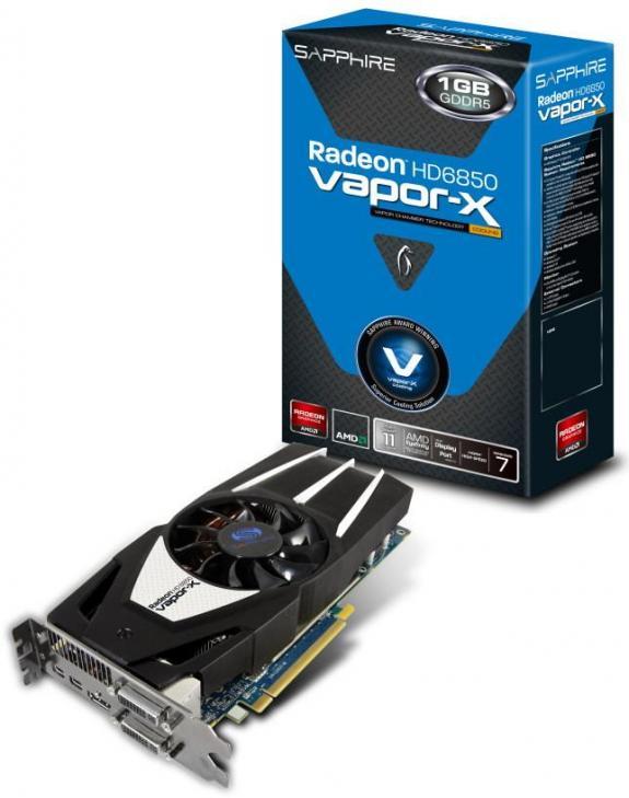 Sapphire, Radeon HD 6850 Vapor-X modelini duyurdu
