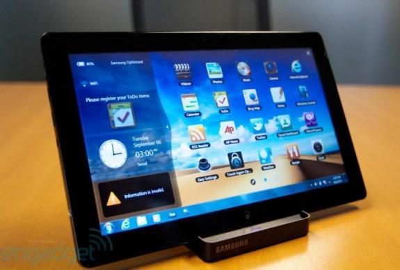 Samsung'dan Wintel tabanlı tablet bilgisayar; Series 7