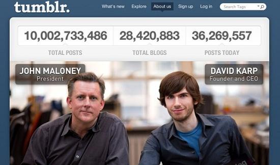Tumblr 10 milyar blog gönderisini de geride bıraktı