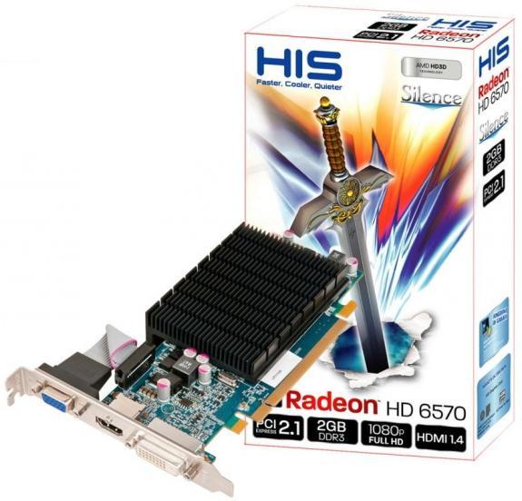 HIS pasif soğutmalı Radeon HD 6570 modelini duyurdu