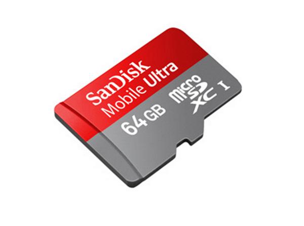 SanDisk'den mobil cihazlar için 64 GB microSDXC bellek kartı
