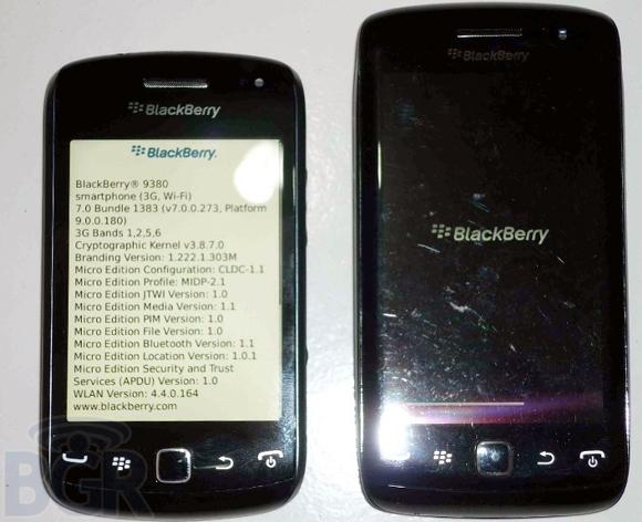 Research in Motion'ın yeni modeli BlackBerry Curve 9380 görüntülendi
