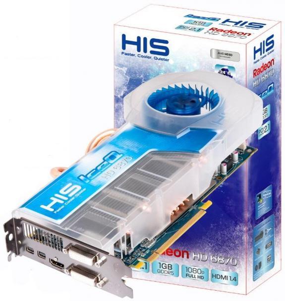 HIS yeni ekran kartı Radeon HD 6870 IceQ 1GB'ı satışa sundu