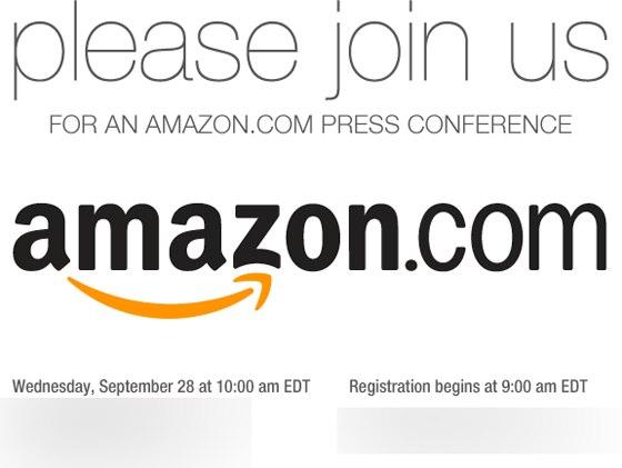 Amazon, 28 Eylül'de etkinlik düzenliyor; 