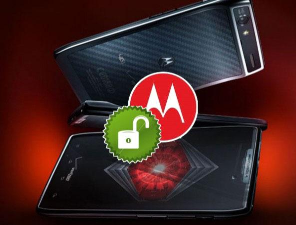 Motorola RAZR bootloader kilidi açık olarak satışa sunulacak 