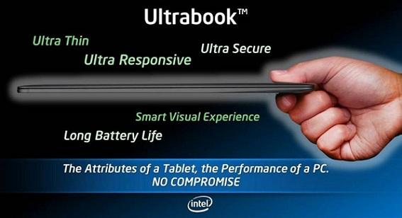 Intel: 2012'de Windows 8'li ultrabook'lar olacak