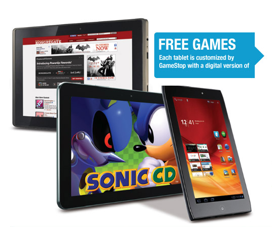 GameStop'un Android oyun tabletleri 200 mağazada satışa sunuldu