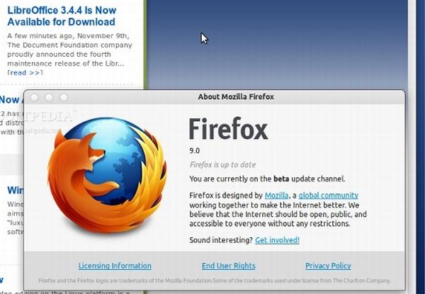 Firefox 9.0'ın beta sürümü kullanıma sunuldu
