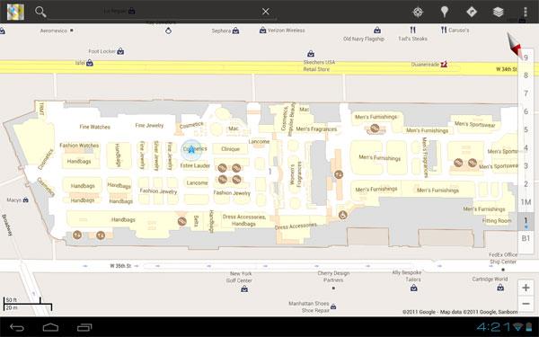 Google Maps 6.0 iç mekan navigasyonuyla Android'e merhaba diyor