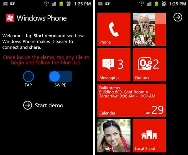 Microsoft; Android ve iOS kullanıcıları için web üzerinden Windows Phone 7 deneyimi sunuyor