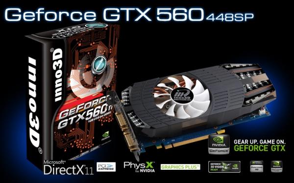 Inno3D 448x paralel işlemcili GeForce GTX 560 Ti HyperCore modelini duyurdu