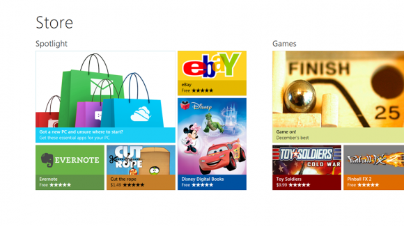 Microsoft uygulama mağazası Windows Store, Windows 8 betası ile birlikte kullanıma sunulacak