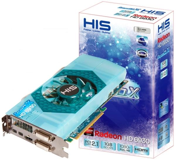 HIS, Radeon HD 6930 IceQ X modelini kullanıma sunuyor