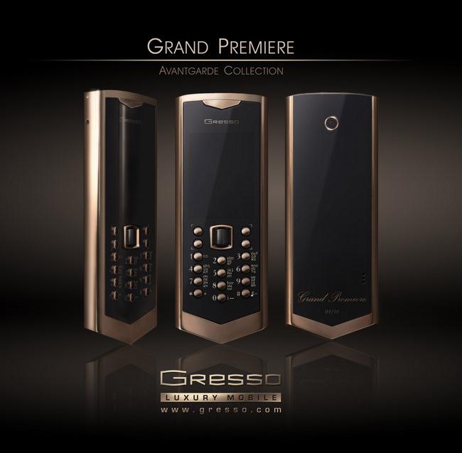 Gresso, 50.000$'lık cep telefonu Grand Premiere'i duyurdu