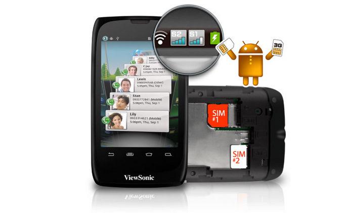 ViewSonic'den çift sim kart destekli ve Android'li akıllı telefon: ViewPhone 3