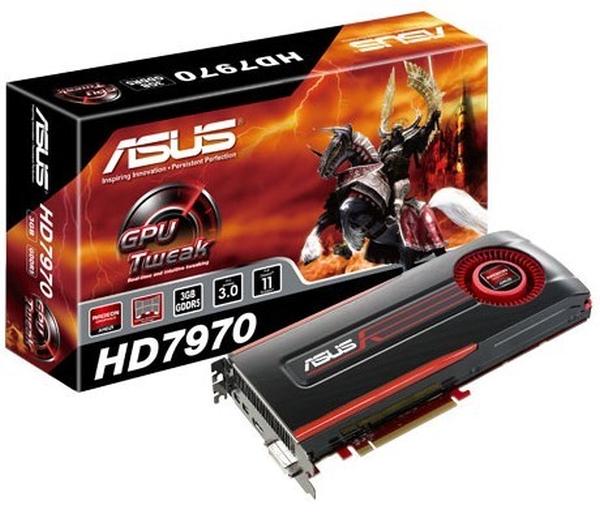 Asus Radeon HD 7970 raflardaki yerini almaya başladı