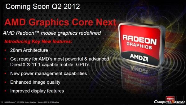 AMD 28nm mobil GPU'larını ikinci çeyrekte pazara sunacak