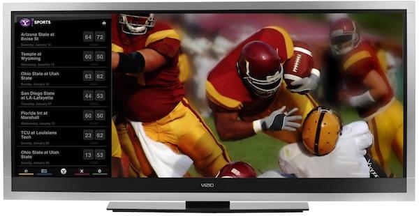 Vizio 58 inçlik HDTV modelini satışa sunuyor