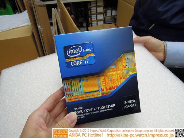 Intel'in dört çekirdekli Core i7-3820 işlemcisinin satışı başladı