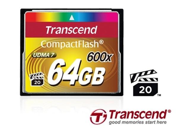 Transcend 64GB kapasiteli yeni CompactFlash bellek kartını duyurdu