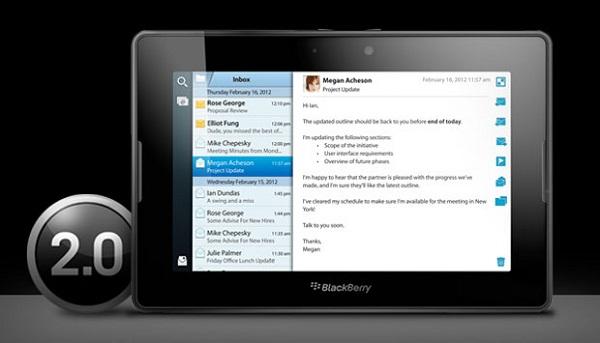 BlackBerry PlayBook OS 2.0 indirmeye sunuldu