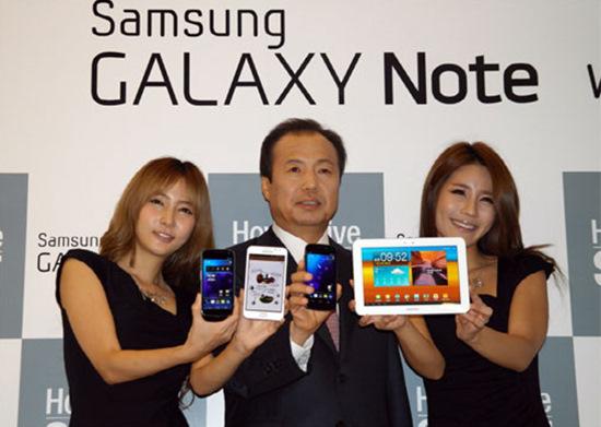 Samsung'un 2012 yılı hedefi dünya çapında 380 milyon cep telefonu satışı