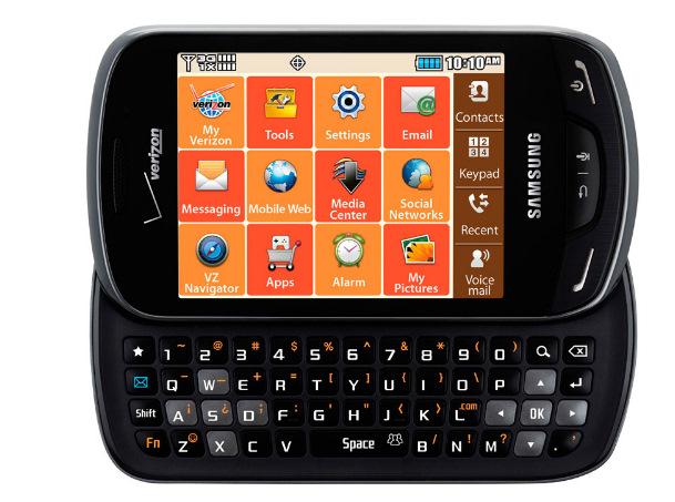 Samsung'dan dokunmatik ekranlı ve QWERTY klavyeli telefon: Brightside