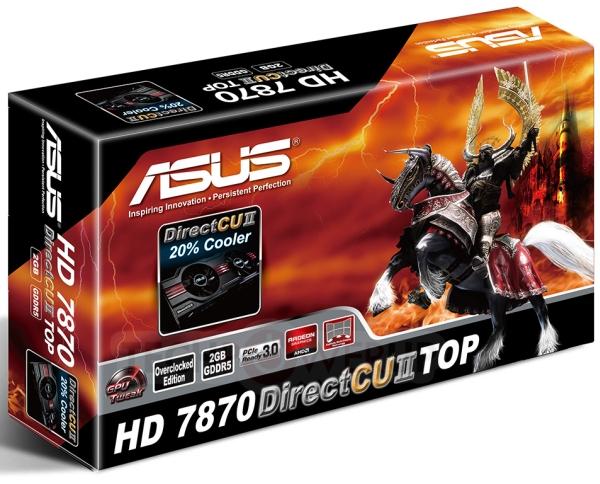 Asus, Radeon HD 7800 DirectCU II ekran kartlarını duyurdu