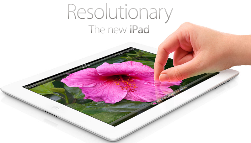 Yeni iPad'in ilk reklamından; Retina Ekran
