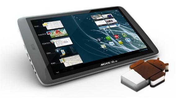 Archos G9 tabletler ICS güncellemesi almaya başlıyor