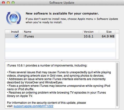 Apple, iTunes'un yeni sürümünü yayınladı