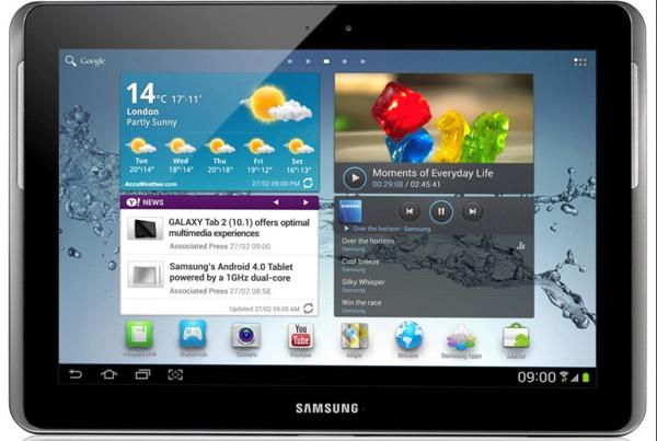 Samsung'un Galaxy Tab II serisi tabletleri nisan sonuna doğru boy gösterecek