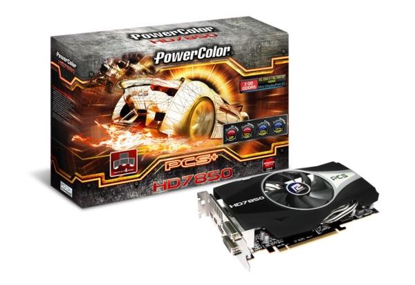 PowerColor hız aşırtmalı gelen Radeon HD 7850 PCS+ modelini duyurdu
