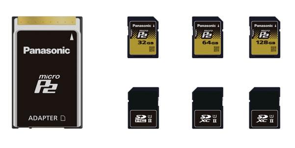 Panasonic, microP2 adlı SD boyutlu depolama çözümlerini NAB 2012'de duyurdu