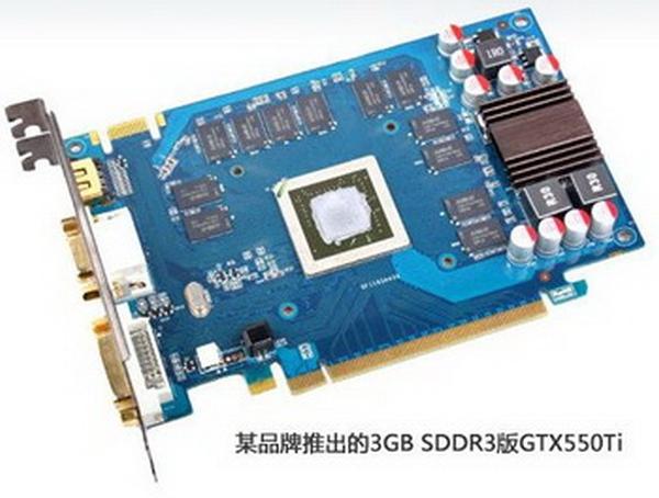 AMD logolu bellek çipi kullanan GeForce GTX 550 Ti görüntülendi
