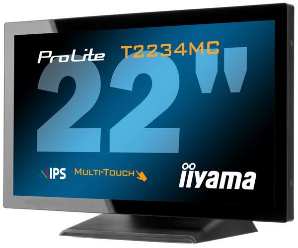 Iiyama'dan 21.5-inç çoklu dokunmatik Full HD IPS monitör: ProLite T2234MC