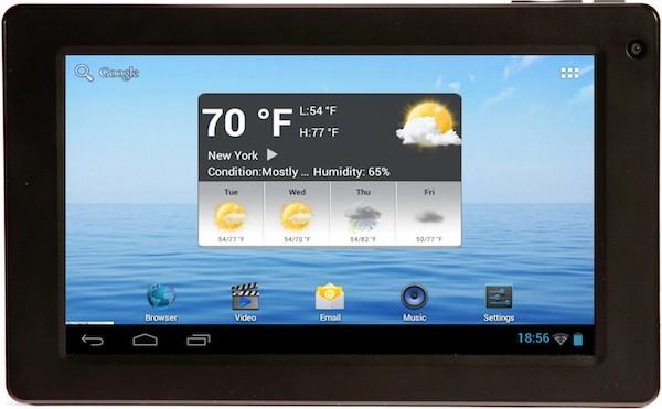 E Fun firmasından uygun fiyatlı Next 7S, Android 4.0'lı tablet