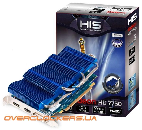 HIS pasif soğutmalı Radeon HD 7750 iSilence 5 modelini hazırlıyor